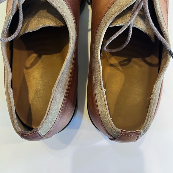Polo Ralph Lauren Vintage Men's Brown and Tan Oxfords Sz 10 1/2 - Picture 10 of 16